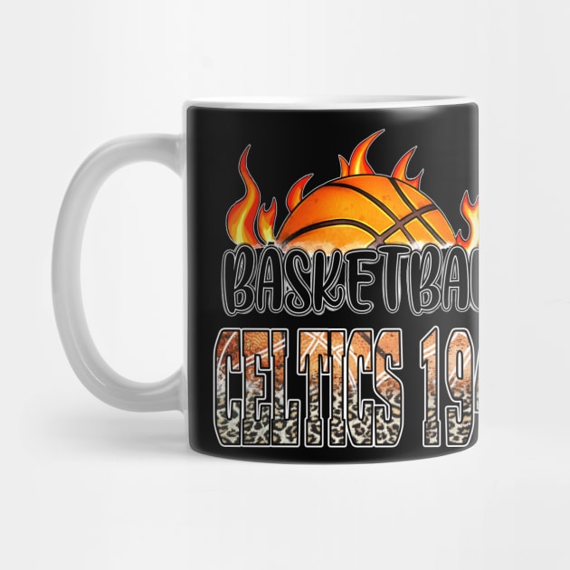 Classic Basketball Design Celtics Personalized Proud Name by Irwin Bradtke